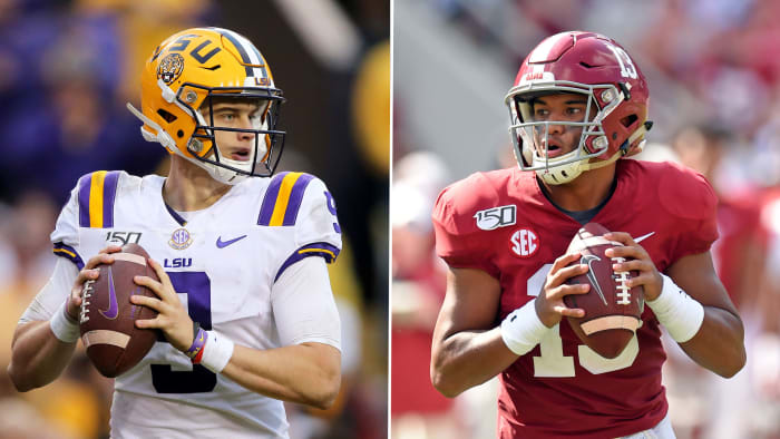 LSU vs Alabama Joe Burrow Tua Tagovailoa injury